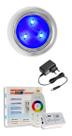 Kit Iluminação Para Piscina 1 Led 9w Inox + Comando Touch