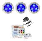 Kit Iluminação Para Piscina 3 Leds 9w Inox + Comando Touch Kit Iluminação Para Piscina 3 Leds 9w Inox + Comando Touch