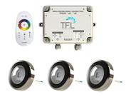 Kit Iluminação Piscina - Contr Touch + 3 Leds Rgb 6W Tholz - Tfl Automacao / Tholz Kit Iluminação Piscina - Contr Touch + 3 Leds Rgb 6W Tholz - Tfl Automacao / Tholz
