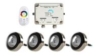 Kit Iluminação Piscina - Contr Touch + 4 Leds Rgb 9W Tholz - Tfl Automacao / Tholz