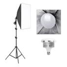 Kit Iluminação Softbox 50x70cm com Lâmpada Bivolt 150W e Tripé Iluminação 1,90m