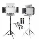 Kit Iluminador Led 2 LED1000BI II Controle 2 Tripé Wt807 3m