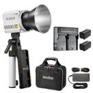 Kit Iluminador Led Bicolor Godox Ml60ii Bi 70w + Adaptador Ak-b01 + Baterias E Carregador Kit Iluminador Led Bicolor Godox Ml60ii Bi 70w + Adaptador Ak-b01 + Baterias E Carregador