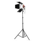 Kit Iluminador Led Tocha 55W Vermelho 5500K + Tripe 2mts - SHL116