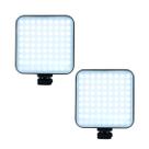 kit iluminador Soleste W81 Mini Led Pra Câmera Luz Panel 6.5w com 2leds kit iluminador Soleste W81 Mini Led Pra Câmera Luz Panel 6.5w com 2leds