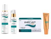 Kit Imecap Tratamento Antiqueda Shampoo Tonico Caps e Ampola