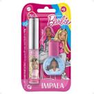 Kit Impala Barbie:1 Esmalte e 1 Brilho Labial