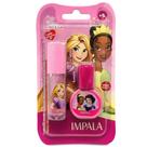 Kit Impala Princesas: 1 Esmalte e 1 Brilho Labial Kit Impala Princesas: 1 Esmalte e 1 Brilho Labial