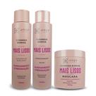 Kit In Voga Mais Lisos: Shampoo, Condicionador E Máscara