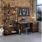 Kit Industrial 3 Peças 1 Escrivaninha 1 Estante e 1 Gaveteiro Kuadra