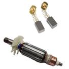 kit induzido 127V e jogo de escova p/tupia GKF 550 bosch