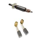 kit induzido 220V e jogo de escova p/tupia GKF 550 bosch