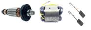 kit induzido, bobina 127V e escova de carvão p/esm. GWS 850 kit induzido, bobina 127V e escova de carvão p/esm. GWS 850