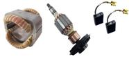 Kit induzido, bobina e escov. carvão 220v P/mart. GSH 11E