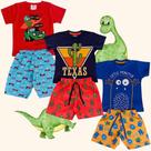 kit infantil 10 Peças Roupa De Bebê Masculino 5 conjuntos acompanha brinquedo tamanho 1 kit infantil 10 Peças Roupa De Bebê Masculino 5 conjuntos acompanha brinquedo tamanho 1