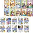 Kit Infantil 20 Minilivros Bíblicos - Clássicos da Bíblia + Aprendendo e Colorindo a Bíblia