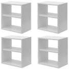 Kit Infantil 4 Nichos Cubo com Prateleira Lema Kit Cubos Baby Espresso Móveis Branco Kit Infantil 4 Nichos Cubo com Prateleira Lema Kit Cubos Baby Espresso Móveis Branco