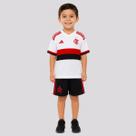 Kit Infantil Adidas Flamengo II 2026 Kit Infantil Adidas Flamengo II 2026