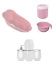 Kit infantil banheira+ urinol+ lixeira max toc+ kit lavabo