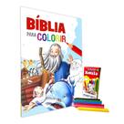 Kit Infantil Bíblia para Colorir + Giz de Cera Kit Infantil Bíblia para Colorir + Giz de Cera