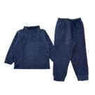 Kit Infantil Blusa Boucle Gola Alta + Calça Boucle com Punho - 4