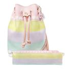 Kit Infantil Bolsa e Estojo Colorida Corações, Magicc