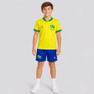 Kit Infantil Brasil Flag Amarelo