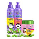 Kit Infantil Cabelo Liso Kids 1 Shampoo 240ml 1 Condicionador 240ml 1 Máscara 240g Kit Infantil Cabelo Liso Kids 1 Shampoo 240ml 1 Condicionador 240ml 1 Máscara 240g
