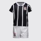 Kit Infantil Corinthians Escudo Preto e Branco