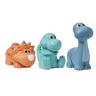 Kit Infantil Dino Buba Bichinhos Banho Laváveis e Seguros