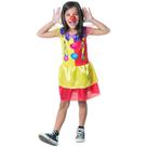 Kit Infantil Fantasia Palhacinha P - Tamanho Pequeno, Colorido, Conjunto Festa Infantil Completo