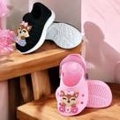 Kit Infantil Feminino Tênis Calce Fácil + Babuche Emborrachado Raposa