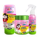 Kit Infantil finalização Kids 1 Máscara 240g 1 Finalizador 150g 1 Spray 150ml