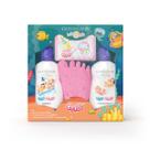 Kit Infantil Giovanna Baby Gaby Hora Do Banho Rosa Com Sabonete Vegetal
