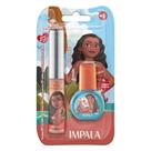 Kit Infantil Impala Brilho Labial e Esmalte Moana