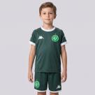 Kit Infantil Kappa Chapecoense Supporter Echo Verde Escura