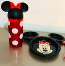 Kit Infantil Minnie Pratinho+garrafa 3d + Talheres