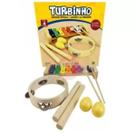 Kit Infantil Musicalização Turbinho 4 Instrumentos Banda