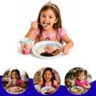 Kit Infantil Prato e Caneca 2 Peças com Personagem Colorido para Crianças Refeições Divertidas Resistentes e Seguras Menino e menina
