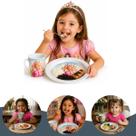 Kit Infantil Prato e Caneca 2 Peças com Personagem Refeições Divertidas para Crianças