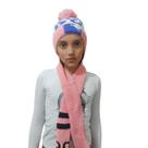 Kit Infantil Touca Lã Pelúciada e Cachecol Elite Cor: Rosa Kit Infantil Touca Lã Pelúciada e Cachecol Elite Cor: Rosa