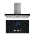Kit Infinity Fischer: Coifa 90 cm e Cooktop 5B Preto