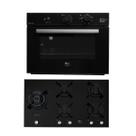 Kit Infinity Fischer: Forno a Gás Grill 50L e Cooktop 5B Duo
