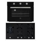 Kit Infinity Fischer: Forno Elétrico Preto e Cooktop 5B Duo