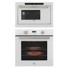 Kit Infinity Fischer: Micro-ondas Branco Grill e Forno Elétrico 82L