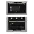 Kit Infinity Fischer: Micro-ondas Inox Grill e Forno com Air Fryer 50L