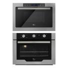Kit Infinity Fischer: Micro-ondas Inox Grill e Forno com Air Fryer 50L Kit Infinity Fischer: Micro-ondas Inox Grill e Forno com Air Fryer 50L