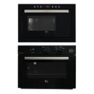 Kit Infinity Fischer: Micro-ondas Preto Grill e Forno a Gás Grill
