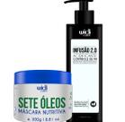 Kit Infusão Acidificante + Mascara Sete Óleos 300g Widi Care
