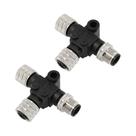 Kit Inicial Conector T Multiponto De 3 Portas Silver Edge NMEA 2000 0-190ohm Adaptador De 3 Vias Kit Inicial Conector T Multiponto De 3 Portas Silver Edge NMEA 2000 0-190ohm Adaptador De 3 Vias